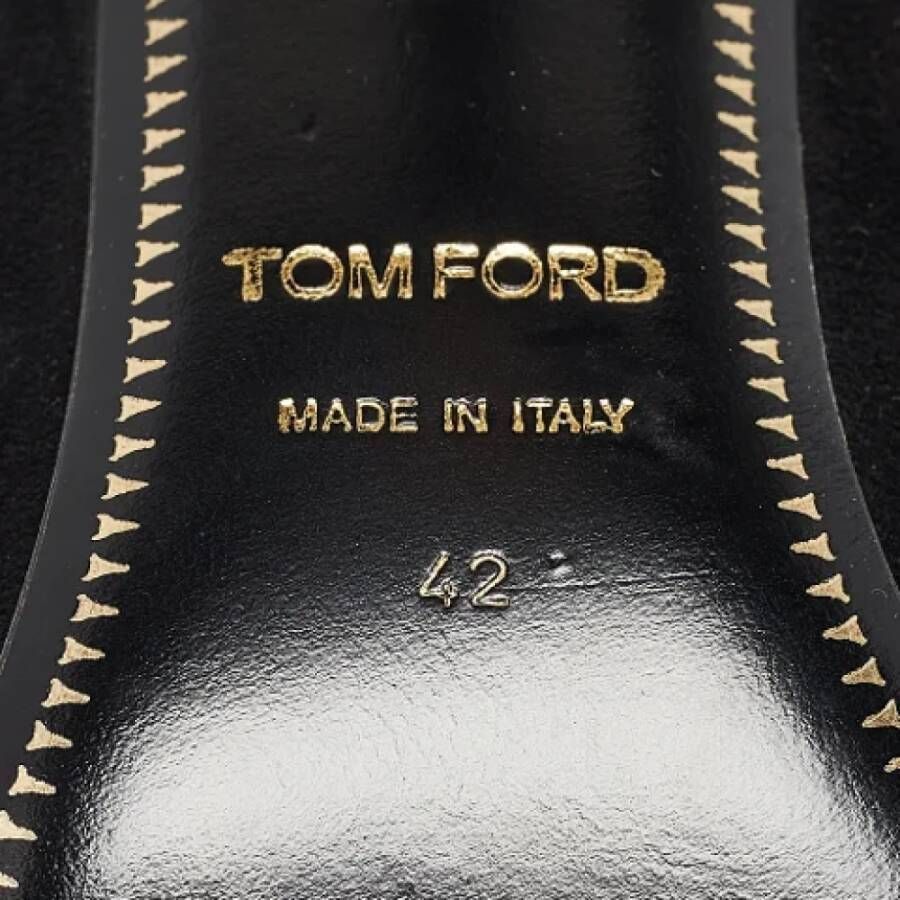 Tom Ford Pre-owned Suede heels Black Dames