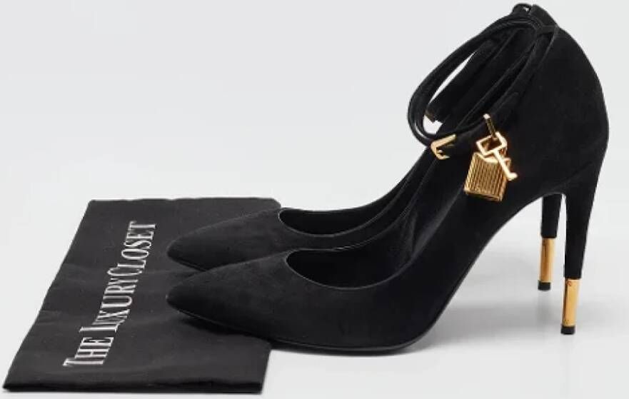 Tom Ford Pre-owned Suede heels Black Dames