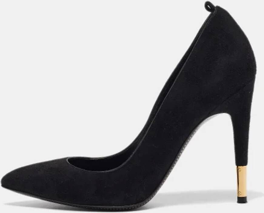 Tom Ford Pre-owned Suede heels Black Dames