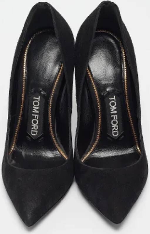 Tom Ford Pre-owned Suede heels Black Dames