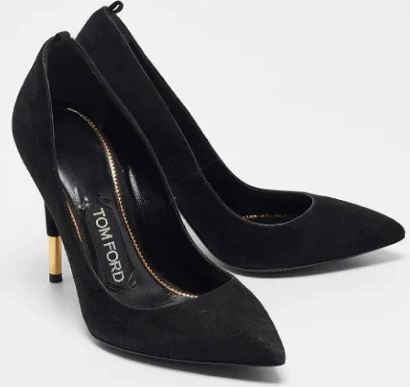 Tom Ford Pre-owned Suede heels Black Dames