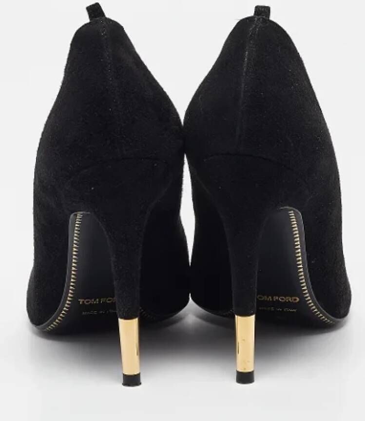 Tom Ford Pre-owned Suede heels Black Dames