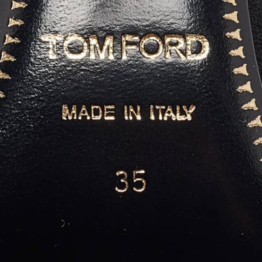 Tom Ford Pre-owned Suede heels Black Dames