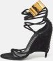 Tom Ford Pre-owned Suede sandals Black Dames - Thumbnail 2