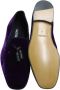 Tom Ford Pre-owned Velvet flats Purple Heren - Thumbnail 5