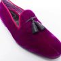 Tom Ford Pre-owned Velvet flats Purple Heren - Thumbnail 7