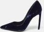 Tom Ford Pre-owned Velvet heels Blue Dames - Thumbnail 2
