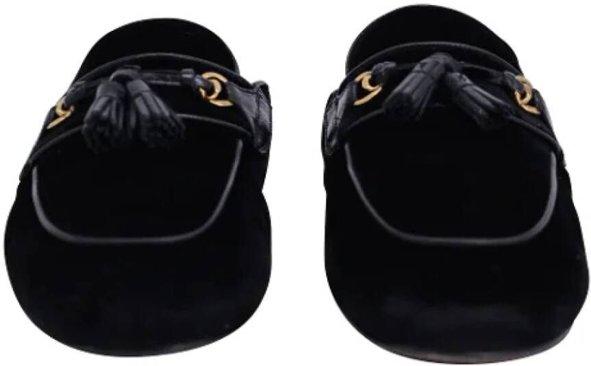 Tom Ford Pre-owned Velvet sandals Black Dames