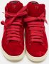 Tom Ford Pre-owned Velvet sneakers Red Heren - Thumbnail 3