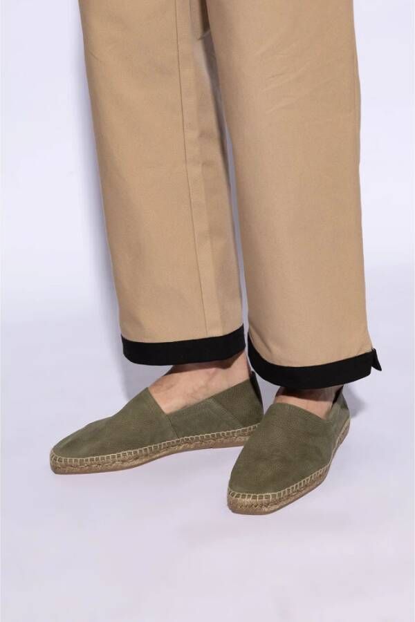 Tom Ford Suède espadrilles Green Heren