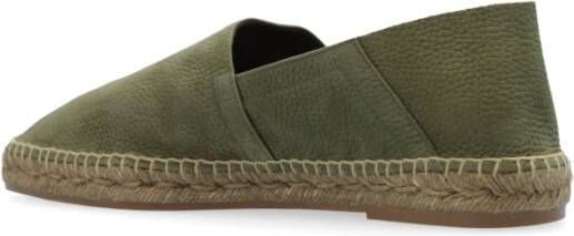 Tom Ford Suède espadrilles Green Heren