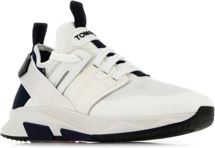 Tom Ford Tweekleurige Jago sneakers White Heren