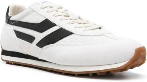 Tom Ford Witte Sneakers met Front Lace Sluiting White Heren