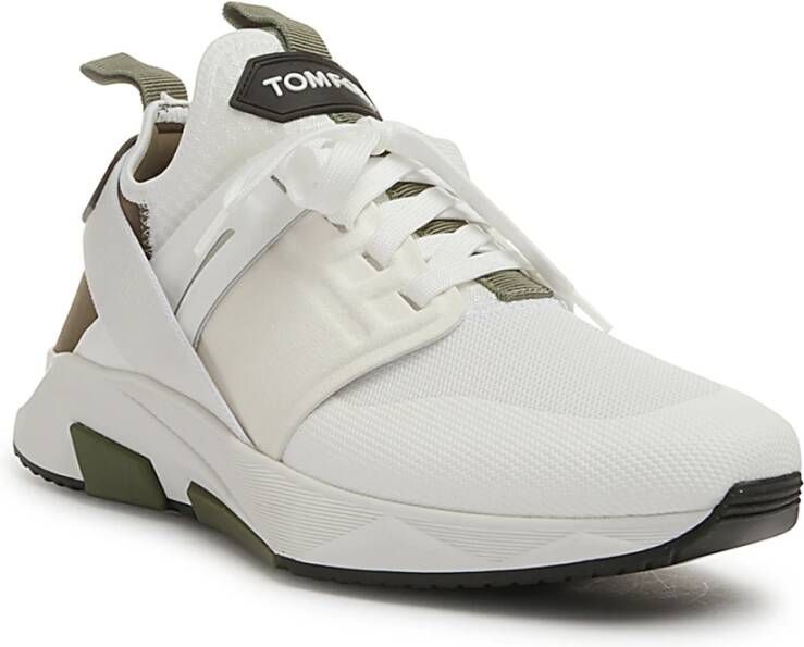 Tom Ford Witte Sneakers Stijlvolle Schoenen White Heren