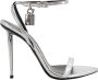 Tom Ford Zilveren Leren Stiletto Sandalen Gray Dames - Thumbnail 2