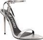 Tom Ford Zilveren Leren Stiletto Sandalen Gray Dames - Thumbnail 3