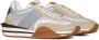 Tom Ford Zilveren Sneakers Vetersluiting Ronde Neus Multicolor Heren - Thumbnail 17