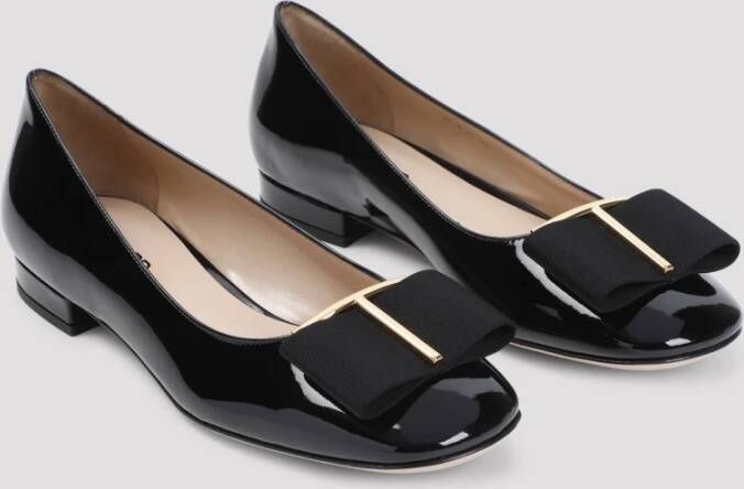 Tom Ford Zwarte Lakleren Ballerina Schoenen Black Dames