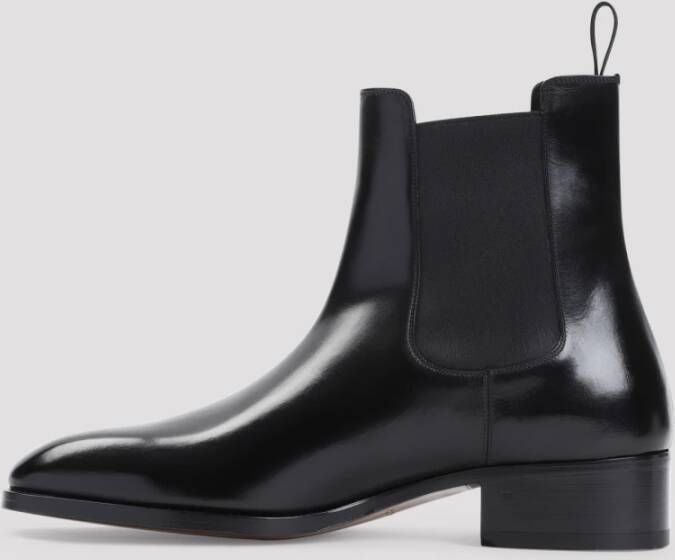 Tom Ford Zwarte Chelsea Boot Black Heren