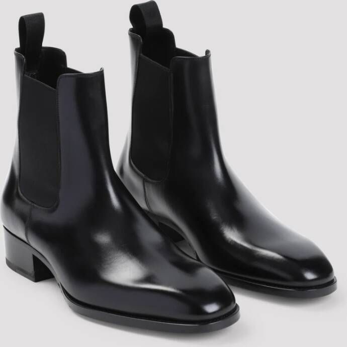 Tom Ford Zwarte Chelsea Boot Black Heren