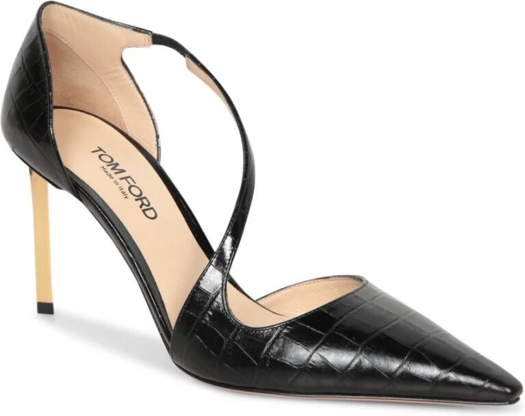 Tom Ford Zwarte Hoge Hakken Pumps Black Dames