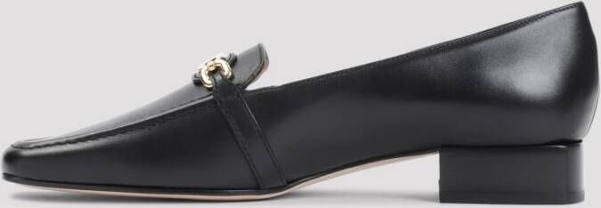 Tom Ford Zwarte Leren Loafers Elegante Stijl Black Dames