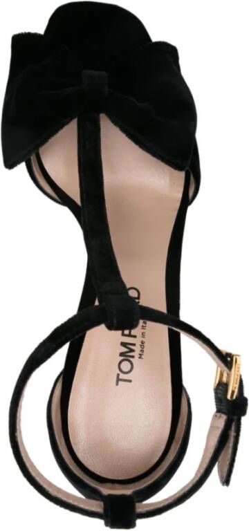 Tom Ford Zwarte sandalen voor vrouwen Black Dames