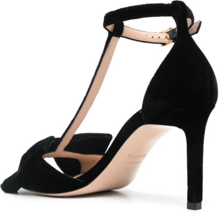 Tom Ford Zwarte sandalen voor vrouwen Black Dames