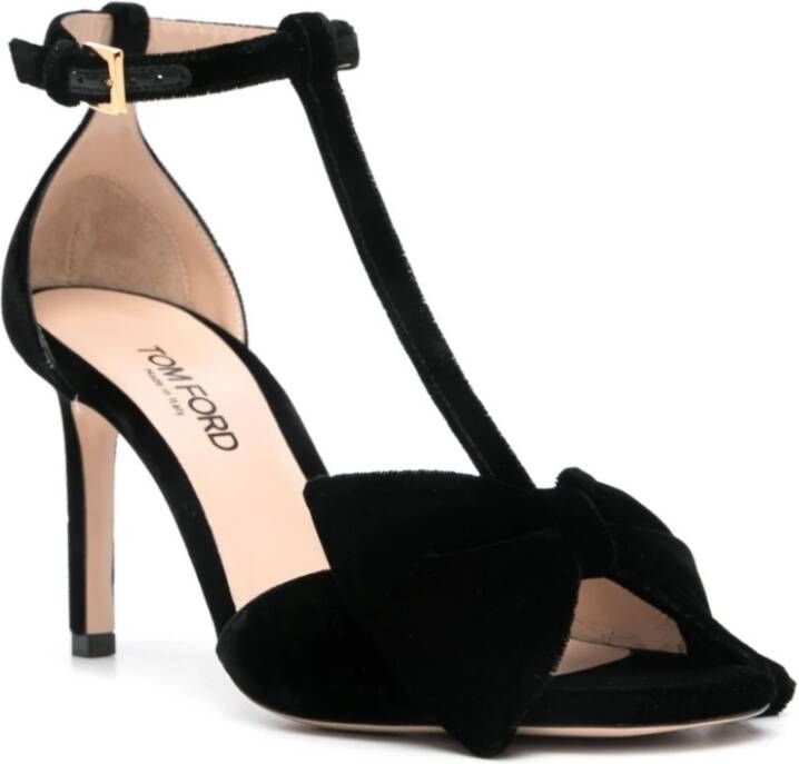 Tom Ford Zwarte sandalen voor vrouwen Black Dames