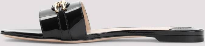 Tom Ford Zwarte Slide Sandalen Black Dames