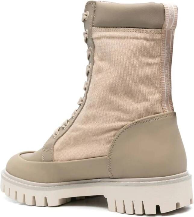 Tommy Hilfiger Beige Veterschoenen Beige Dames