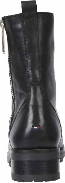 Tommy Hilfiger Essentials Biker Boot Zwart Dames