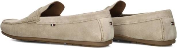 Tommy Hilfiger Casual Driver Loafers in Zand Beige Heren