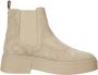 Tommy Hilfiger Beige Chelsea Flag Enkellaarsjes Beige Dames - Thumbnail 5