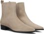 Tommy Hilfiger Bruine Cowboy Flat Enkellaarzen Brown Dames - Thumbnail 12