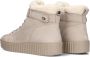 TOMMY HILFIGER Hoge Sneakers Dames Faux Fur Low Lace-up Maat: 38 Materiaal: Nubuck Kleur: Beige - Thumbnail 4