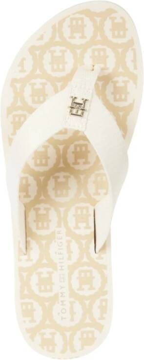 Tommy Hilfiger Beige Flip Flops voor vrouwen Beige Dames