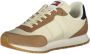 Tommy Hilfiger Sportieve Beige Veterschoenen met Bruine en Blauwe Details Beige Heren - Thumbnail 11