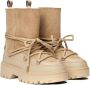 Tommy Hilfiger Beige Shearling Enkel Snowboot Beige Dames - Thumbnail 4