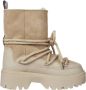 Tommy Hilfiger Beige Shearling Enkel Snowboot Beige Dames - Thumbnail 7