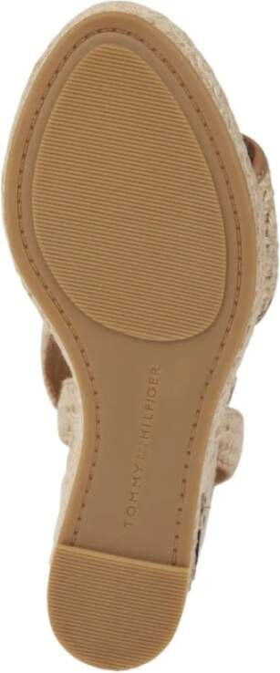 Tommy Hilfiger Beige Sleehak Sandaal Beige Dames