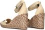 Tommy Hilfiger Beige Sleehak Sandalen met Zilveren Details Beige Dames - Thumbnail 19