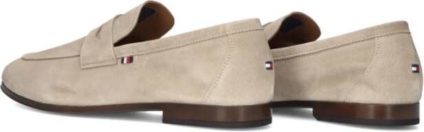 Tommy Hilfiger Beige Suède Casual Loafers Beige Heren