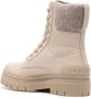 Tommy Hilfiger Beige Vetersluiting Enkellaarsje Beige Dames - Thumbnail 3