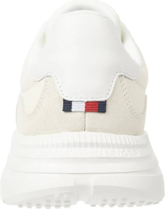 Tommy Hilfiger Beige Vrijetijdssneakers voor Mannen Beige Heren