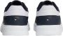 Tommy Hilfiger Blauwe Lage Sneakers Leer Nylon Blue Heren - Thumbnail 4