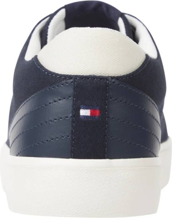 Tommy Hilfiger Blauwe Lage Zomer Sneakers Blue Heren