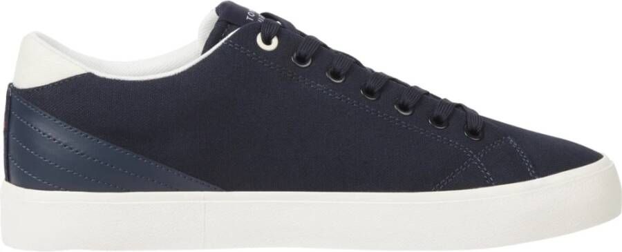 Tommy Hilfiger Blauwe Lage Zomer Sneakers Blue Heren