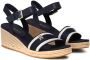 Tommy Hilfiger Sleehaksandaaltjes WEBBING WEDGE SANDAL zomerschoen sandaal keilhak met verstelbare gesp - Thumbnail 20