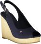 Tommy Hilfiger Sleehaksandaaltjes WEBBING WEDGE SANDAL zomerschoen sandaal keilhak met verstelbare gesp - Thumbnail 8